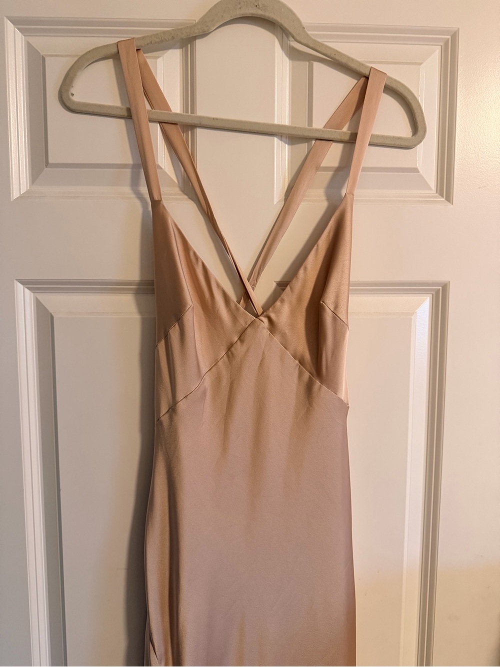 Show Me Your MuMu Anderson Maxi Dress -  Champagne - Picture 4 of 5